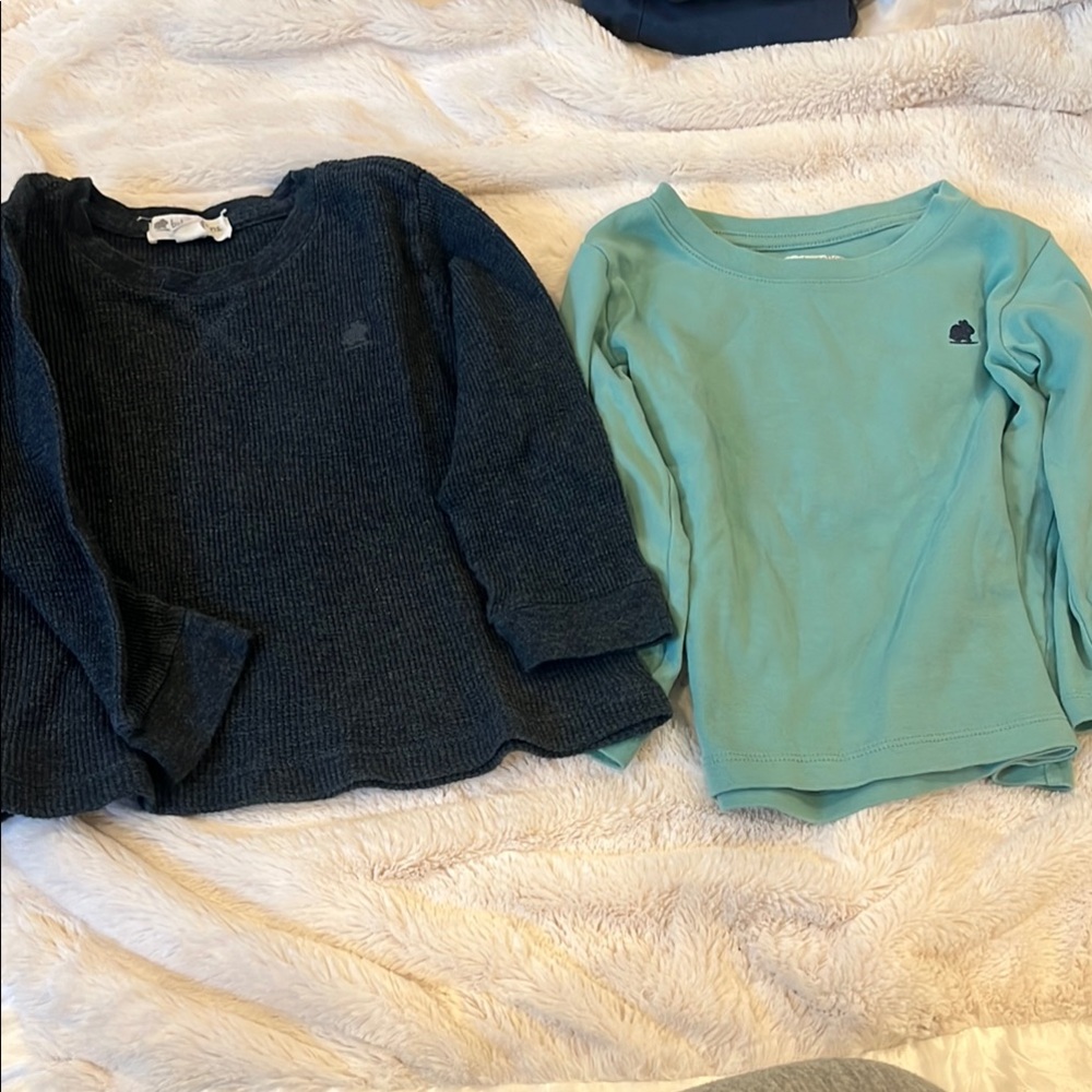 TWO Babycottons long sleeved shirts